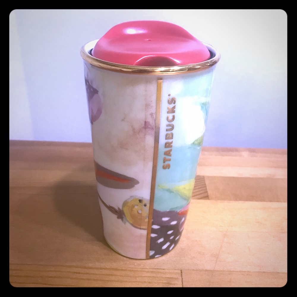Starbucks ceramic travel mug